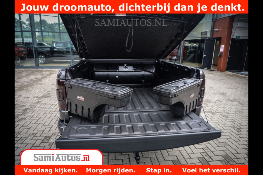 Dodge Ram 1500 LIMITED CUSTOM | FULL OPTION | LUCHT REMSYSTEEM | LUCHT VERING | 360 CAM | 200L LPG | PANORAMA | 4X4 V8 5.7 | 3500KG | MEMORY | WIDE BODYKIT | AMBILIGHT | MICKEY THOMPSON BANDEN |