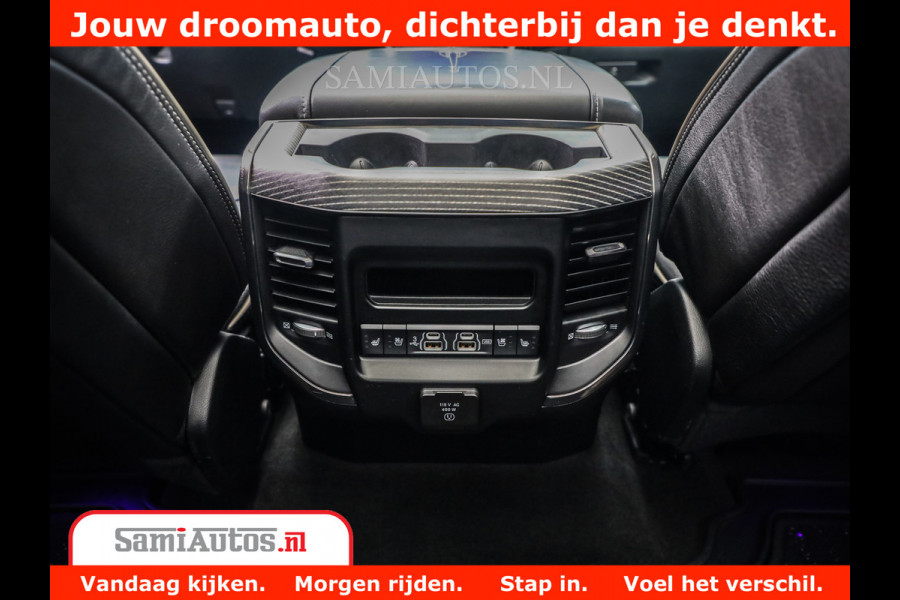 Dodge Ram 1500 LIMITED CUSTOM | FULL OPTION | LUCHT REMSYSTEEM | LUCHT VERING | 360 CAM | 200L LPG | PANORAMA | 4X4 V8 5.7 | 3500KG | MEMORY | WIDE BODYKIT | AMBILIGHT | MICKEY THOMPSON BANDEN |