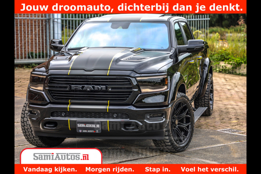 Dodge Ram 1500 GT EDITION | TRX PACK | VIRTUAL COCKPIT | HEAD-UP | ADAPTIVE CRUISE | 360 CAMERA | 5.7 HEMI V8 402PK | 4X4 | Comfortabele Dubbele Cabine met Royale 5 Zitplaatsen | BPM vrij | Nu Leverbaar uit Voorraad | Voorraad Nr 2437