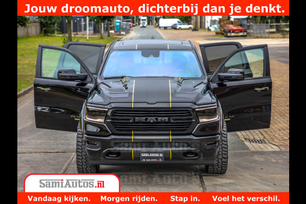 Dodge Ram 1500 GT EDITION | TRX PACK | VIRTUAL COCKPIT | HEAD-UP | ADAPTIVE CRUISE | 360 CAMERA | 5.7 HEMI V8 402PK | 4X4 | Comfortabele Dubbele Cabine met Royale 5 Zitplaatsen | BPM vrij | Nu Leverbaar uit Voorraad | Voorraad Nr 2437