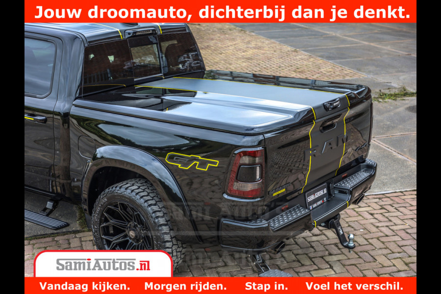Dodge Ram 1500 GT EDITION | TRX PACK | VIRTUAL COCKPIT | HEAD-UP | ADAPTIVE CRUISE | 360 CAMERA | 5.7 HEMI V8 402PK | 4X4 | Comfortabele Dubbele Cabine met Royale 5 Zitplaatsen | BPM vrij | Nu Leverbaar uit Voorraad | Voorraad Nr 2437