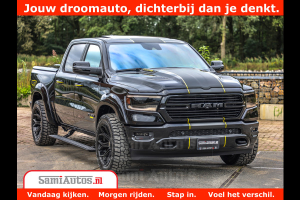 Dodge Ram 1500 GT EDITION | TRX PACK | VIRTUAL COCKPIT | HEAD-UP | ADAPTIVE CRUISE | 360 CAMERA | 5.7 HEMI V8 402PK | 4X4 | Comfortabele Dubbele Cabine met Royale 5 Zitplaatsen | BPM vrij | Nu Leverbaar uit Voorraad | Voorraad Nr 2437