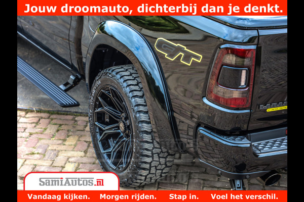 Dodge Ram 1500 GT EDITION | TRX PACK | VIRTUAL COCKPIT | HEAD-UP | ADAPTIVE CRUISE | 360 CAMERA | 5.7 HEMI V8 402PK | 4X4 | Comfortabele Dubbele Cabine met Royale 5 Zitplaatsen | BPM vrij | Nu Leverbaar uit Voorraad | Voorraad Nr 2437