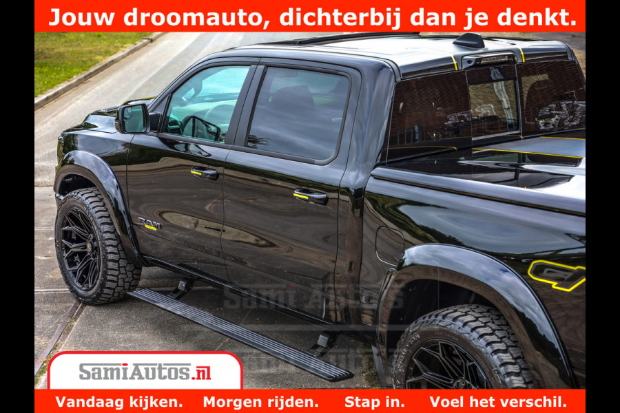 Dodge Ram 1500 GT EDITION | TRX PACK | VIRTUAL COCKPIT | HEAD-UP | ADAPTIVE CRUISE | 360 CAMERA | 5.7 HEMI V8 402PK | 4X4 | Comfortabele Dubbele Cabine met Royale 5 Zitplaatsen | BPM vrij | Nu Leverbaar uit Voorraad | Voorraad Nr 2437