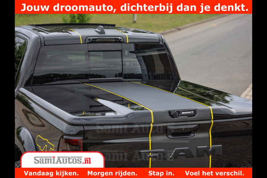 Dodge Ram 1500 GT EDITION | TRX PACK | VIRTUAL COCKPIT | HEAD-UP | ADAPTIVE CRUISE | 360 CAMERA | 5.7 HEMI V8 402PK | 4X4 | Comfortabele Dubbele Cabine met Royale 5 Zitplaatsen | BPM vrij | Nu Leverbaar uit Voorraad | Voorraad Nr 2437