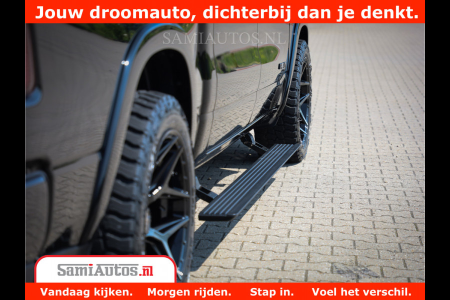 Dodge Ram 1500 Limited Night High Output 540HP 706Nm | Massage + Full Option | De Meest Luxe en Volle Pick-Up in zijn Klasse | Comfortabele Dubbele Cabine met Royale 5 Zitplaatsen | BPM vrij | Nu Leverbaar uit Voorraad | Voorraad Nr 2300 - 7689