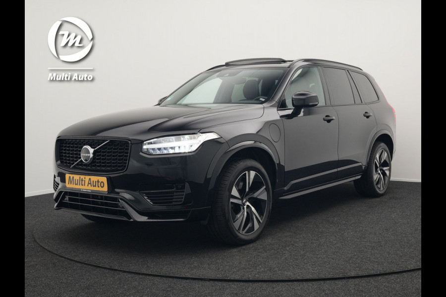 Volvo XC90 T8 Recharge AWD R-Design Plug In Hybrid LONG RANGE 7 Persoons PHEV | Panodak | Adaptive Cruise | Lederen Sportstoelen Memory | 360 Camera | Harman Kardon | BLIS | Keyless |