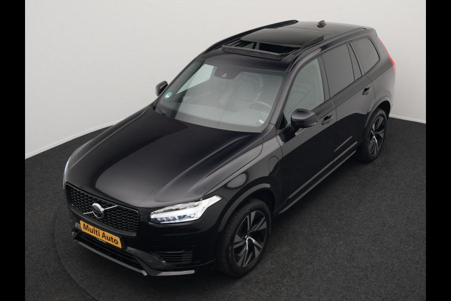 Volvo XC90 T8 Recharge AWD R-Design Plug In Hybrid LONG RANGE 7 Persoons PHEV | Panodak | Adaptive Cruise | Lederen Sportstoelen Memory | 360 Camera | Harman Kardon | BLIS | Keyless |