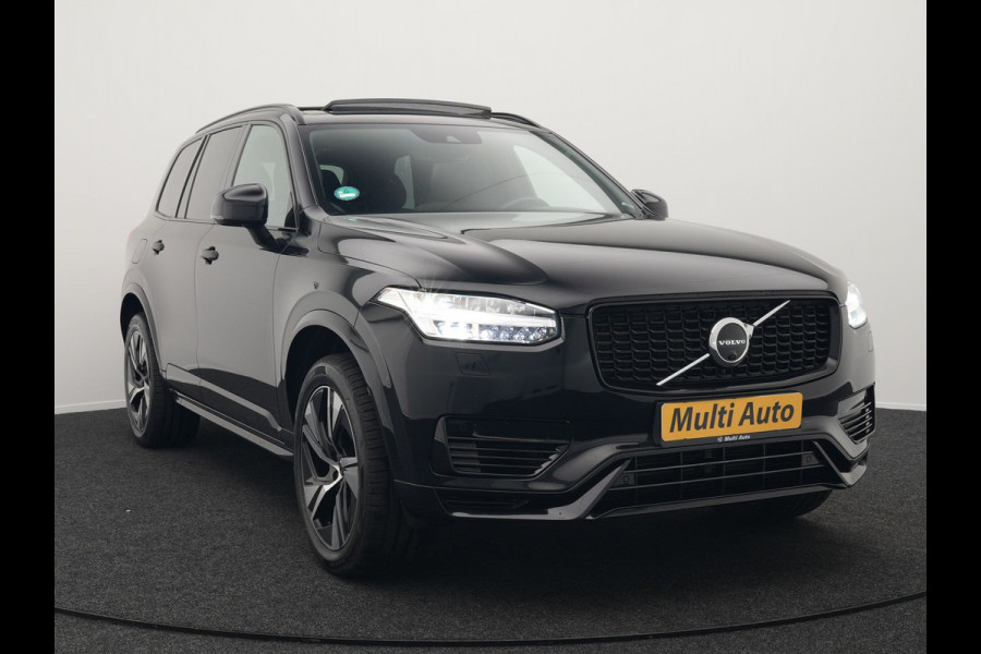 Volvo XC90 T8 Recharge AWD R-Design Plug In Hybrid LONG RANGE 7 Persoons PHEV | Panodak | Adaptive Cruise | Lederen Sportstoelen Memory | 360 Camera | Harman Kardon | BLIS | Keyless |