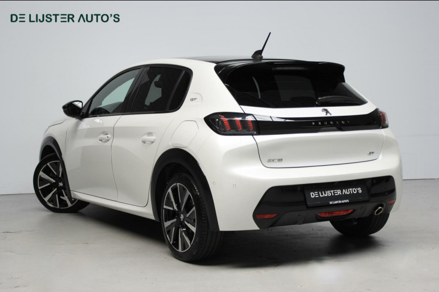 Peugeot 208 1.2 PureTech GT Automaat | Pano-dak | CarPlay | Virtual 3D | 360 Camera | Stoelverwarming | Keyless | Sfeer | LED | PDC |