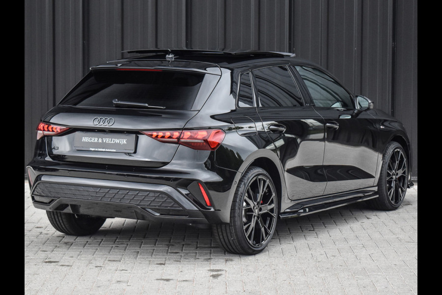Audi A3 Sportback 45 TFSI e S EDITION COMPETITION | PANORAMADAK | S-SEATS | SONOS SOUND | CAMERA | BLACK-OPTIC | AMBIANCE INTERIEUR