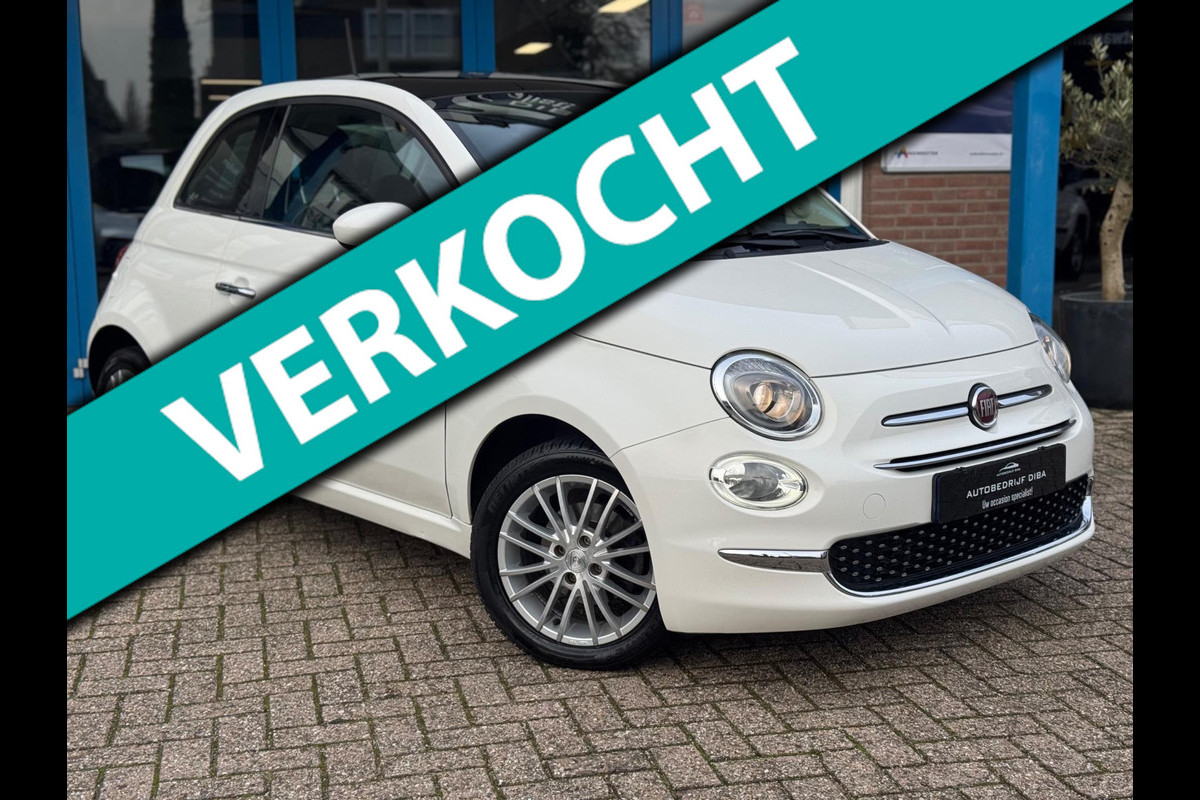 Fiat 500 0.9 TwinAir Turbo Lounge 2017 AIRCO CRUISE BT NAP! Fiat 500 0.9 TwinAir Turbo Lounge 2017 AIRCO CRUISE BT NAP!