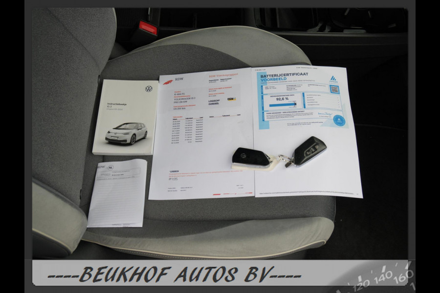 Volkswagen ID.3 First Plus 58 kWh Soh 92.6% Carplay Navi Cam
