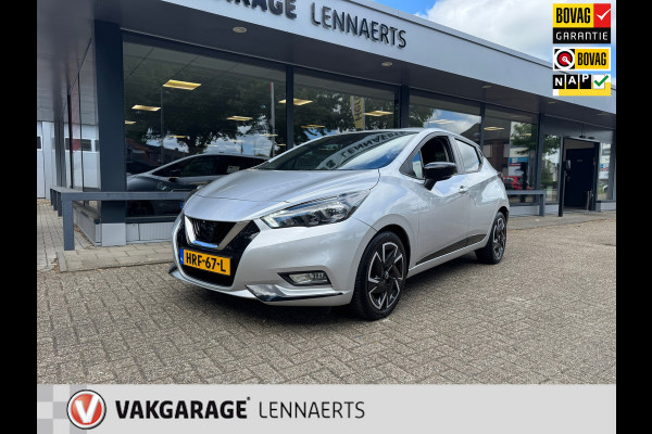 Nissan Micra 1.0 IG-T Tekna, navi, airco, ect. Rijklaarprijs / 12 mnd garantie