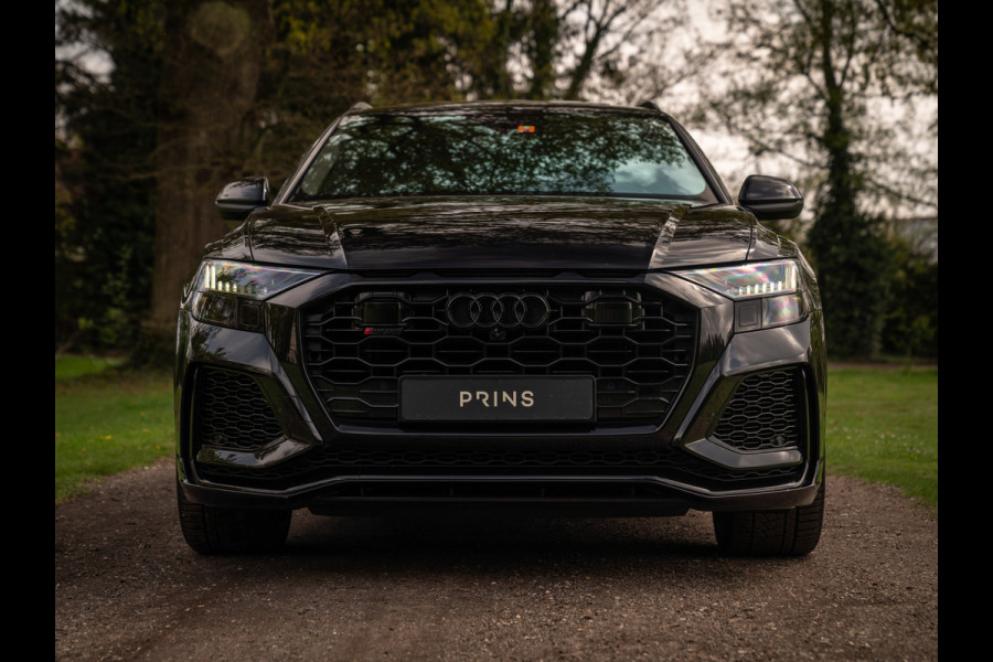 Audi RS Q8 Quattro | Akrapovic | B&O | Stoelventilatie | Pano-dak | Massage | Head-up | Adapt. cruise | Fabrieksgarantie 2027