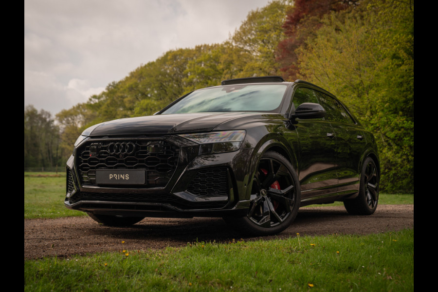 Audi RS Q8 Quattro | Akrapovic | B&O | Stoelventilatie | Pano-dak | Massage | Head-up | Adapt. cruise | Fabrieksgarantie 2027