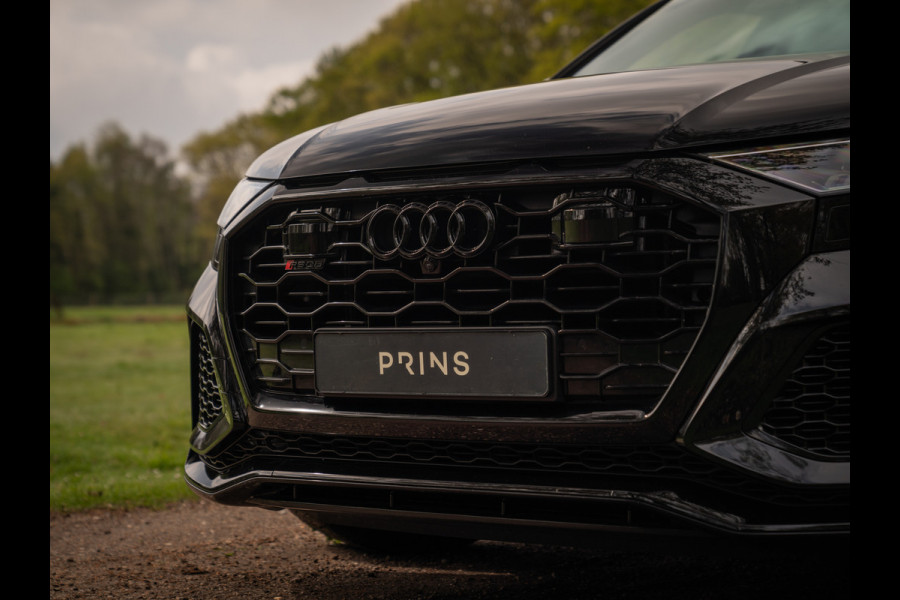 Audi RS Q8 Quattro | Akrapovic | B&O | Stoelventilatie | Pano-dak | Massage | Head-up | Adapt. cruise | Fabrieksgarantie 2027