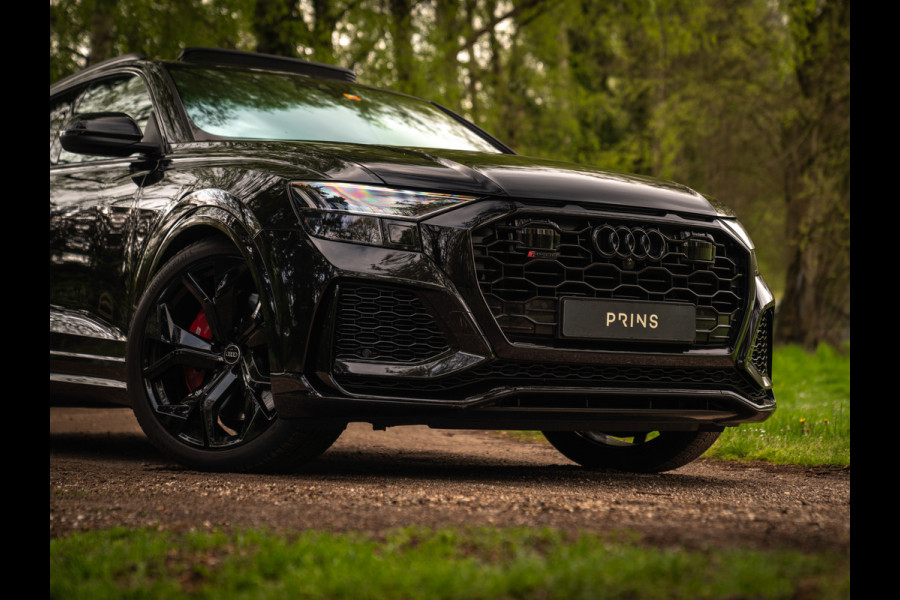 Audi RS Q8 Quattro | Akrapovic | B&O | Stoelventilatie | Pano-dak | Massage | Head-up | Adapt. cruise | Fabrieksgarantie 2027