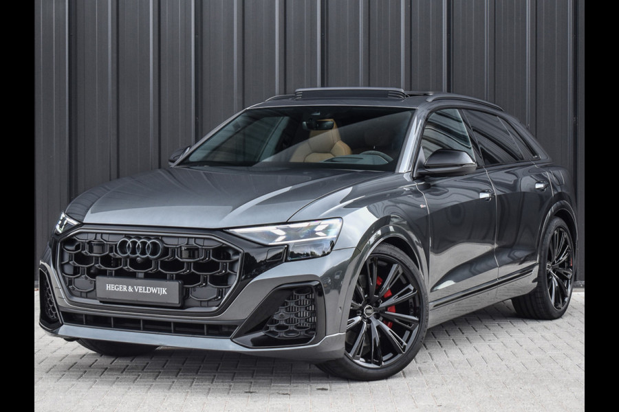Audi Q8 60 TFSI e QUATTRO PRO LINE S COMPETITION | PANORAMADAK | EXCLUSIVE INTERIEUR | BANG&OLUFSEN | HEAD-UP | TREKHAAK | SOFT-CLOSE |