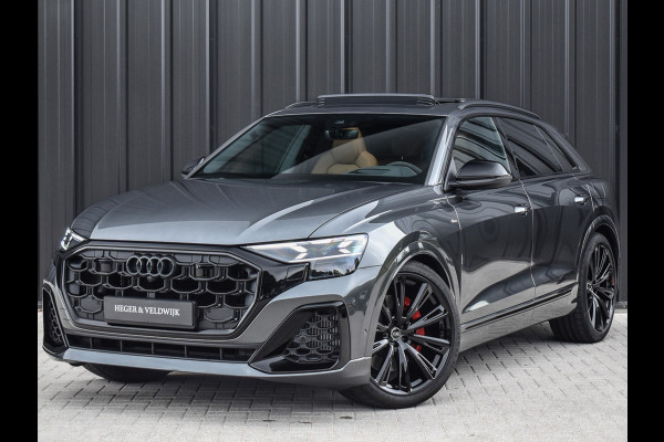 Audi Q8 60 TFSI e QUATTRO PRO LINE S COMPETITION | PANORAMADAK | EXCLUSIVE INTERIEUR | BANG&OLUFSEN | HEAD-UP | TREKHAAK | SOFT-CLOSE |