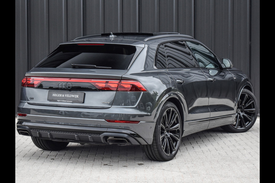 Audi Q8 60 TFSI e QUATTRO PRO LINE S COMPETITION | PANORAMADAK | EXCLUSIVE INTERIEUR | BANG&OLUFSEN | HEAD-UP | TREKHAAK | SOFT-CLOSE |