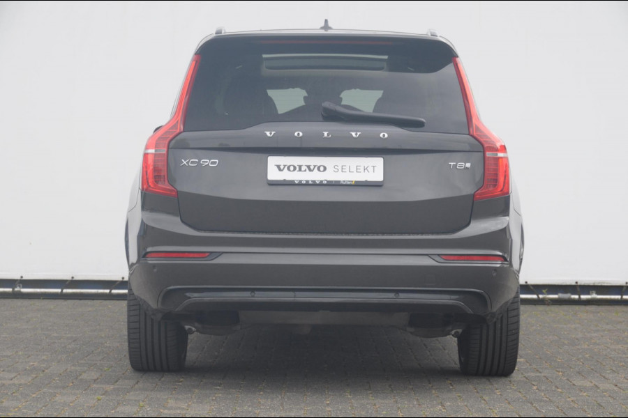 Volvo XC90 T8 455PK Automaat Plug-in hybrid AWD Ultra Dark Luchtvering / Bowers & Wilkins audio / Trekhaak / Massage / Stoelverwarming en ventilatie / Elektrisch bedienbare voorstoelen met geheugen / Trekhaak / Panoramadak / Head-up Display /