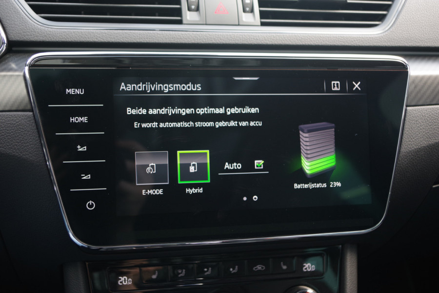 Škoda Superb Combi 1.4 TSI iV 218 PK Sportline Bns, Panoramadak, 360° Camera, Memory, 4x Stoelverwarming