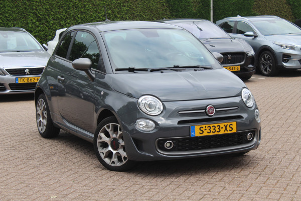 Fiat 500 1.2 Lounge / Apple CarPlay / Half leder / Parkeerhulp achter / 15'' / Beats / DAB / Bluetooth / Cruise Control / Getint glas