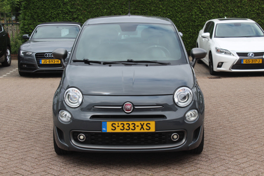 Fiat 500 1.2 Lounge / Apple CarPlay / Half leder / Parkeerhulp achter / 15'' / Beats / DAB / Bluetooth / Cruise Control / Getint glas
