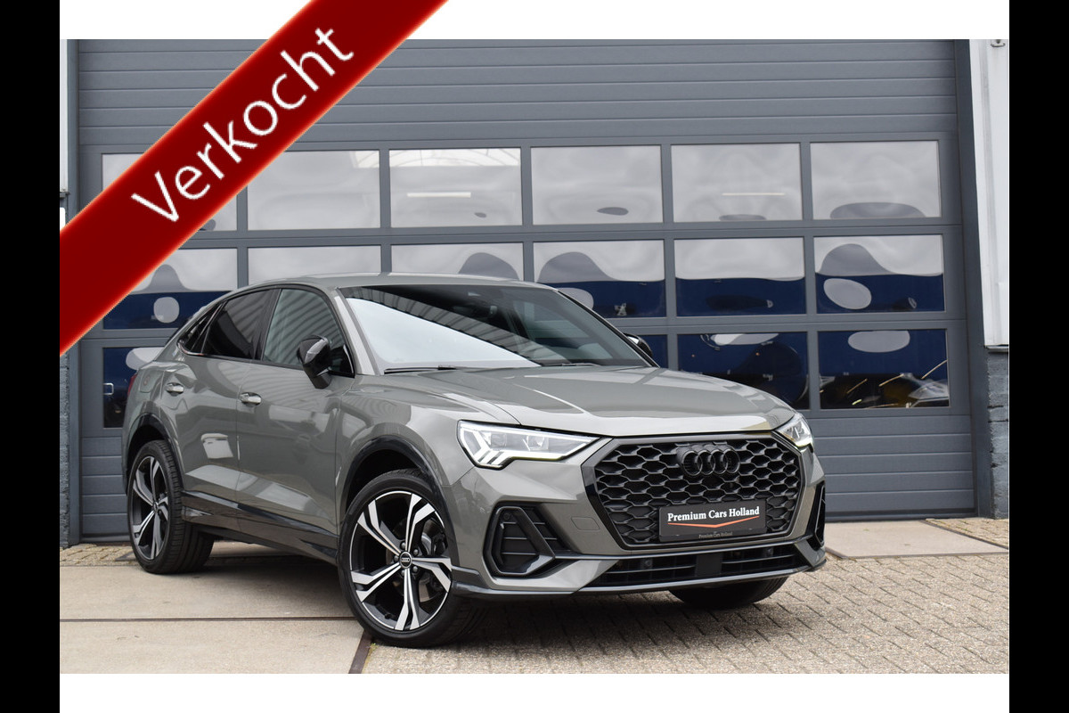 Audi Q3 Sportback 45 TFSI e S-Line 245 Pk Navi Sfeer Trekhaak Camera ACC 20 Inch Audi Q3 Sportback 45 TFSI e S-Line 245 Pk Navi Sfeer Trekhaak Camera ACC 20 Inch