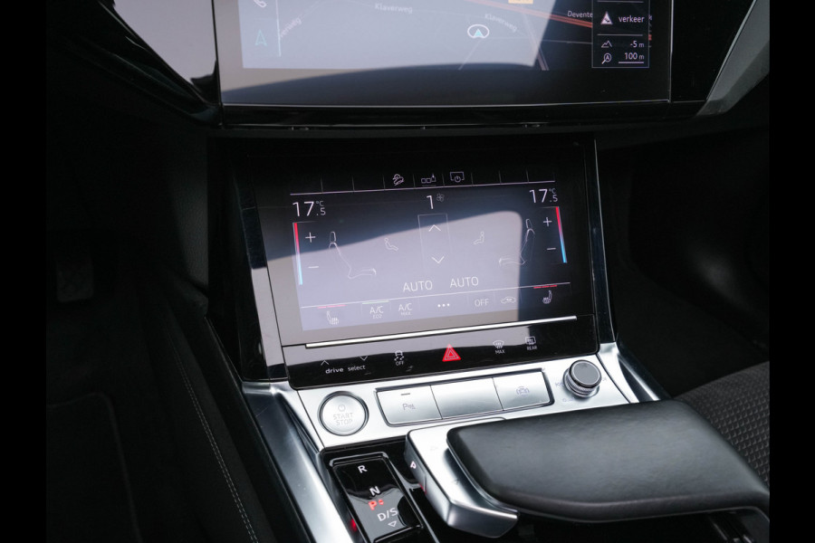 Audi e-tron 50 Quattro S-Line Launch-Edition-Black 71 kWh (INCL-BTW) *PANO | LEATHER-MICROFIBRE | DIGI-COCKPIT | FULL-LED | MEMORY-PACK | ADAPTIVE-CRUISE | HEATED-SPORTSEATS | NAVI-FULLMAP | KEYLESS | SHIFT-PADDLES | 20"ALU*