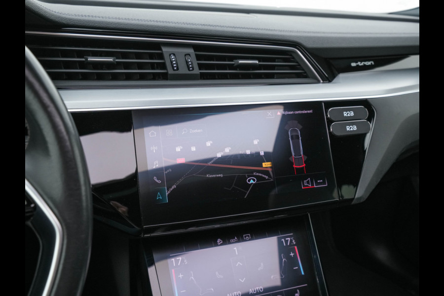 Audi e-tron 50 Quattro S-Line Launch-Edition-Black 71 kWh (INCL-BTW) *PANO | LEATHER-MICROFIBRE | DIGI-COCKPIT | FULL-LED | MEMORY-PACK | ADAPTIVE-CRUISE | HEATED-SPORTSEATS | NAVI-FULLMAP | KEYLESS | SHIFT-PADDLES | 20"ALU*