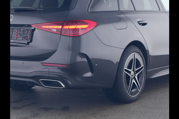 Mercedes-Benz C-Klasse Estate 300 e AMG Plug-In Hybride AMG Line | Night Pakket | Trekhaak | Panorama Schuif-Kanteldak. Inclusief 24 maanden MB Certified garantie voor Europa.
