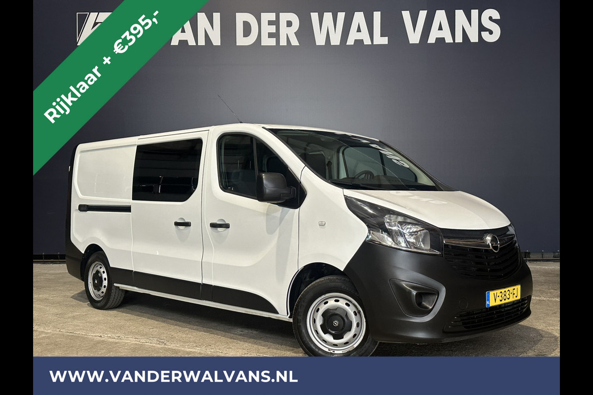 Opel Vivaro 1.6 CDTI 122pk L2H1 RIJKLAAR Dubbele Cabine Euro6 Airco | Trekhaak | LED | 5-Zits Cruisecontrol, Inrichting, Bluetooh-telefonie Opel Vivaro 1.6 CDTI 122pk L2H1 RIJKLAAR Dubbele Cabine Euro6 Airco | Trekhaak | LED | 5-Zits Cruisecontrol, Inrichting, Bluetooh-telefonie