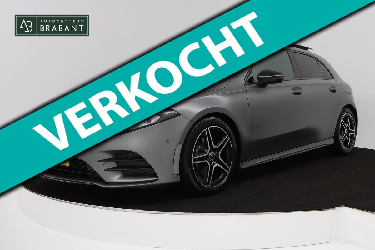 Mercedes-Benz A-Klasse 180 Business Solution AMG Plus (PANORAMADAK, STOELVERWARMING, ACHTERUITRIJCAMERA, GOED ONDERHOUDEN)