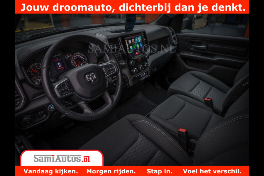 Dodge Ram TradesMan 6 Persoons Uitvoering | 420Pk 636Nm | Pick-Up | Comfortabele Dubbele Cabine met Royale 6 Zitplaatsen | BPM vrij | Nu Leverbaar uit Voorraad | Voorraad Nr 2217- 2911