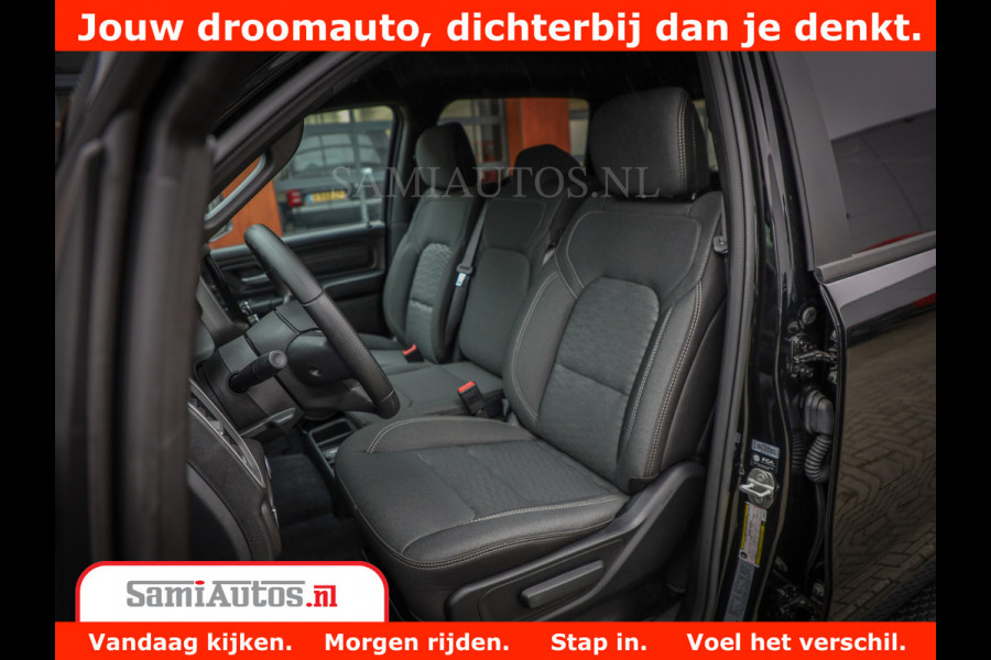 Dodge Ram TradesMan 6 Persoons Uitvoering | 420Pk 636Nm | Pick-Up | Comfortabele Dubbele Cabine met Royale 6 Zitplaatsen | BPM vrij | Nu Leverbaar uit Voorraad | Voorraad Nr 2217- 2911