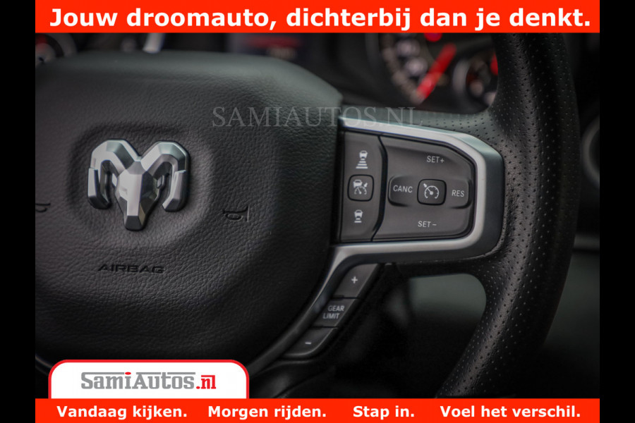 Dodge Ram TradesMan 6 Persoons Uitvoering | 420Pk 636Nm | Pick-Up | Comfortabele Dubbele Cabine met Royale 6 Zitplaatsen | BPM vrij | Nu Leverbaar uit Voorraad | Voorraad Nr 2217- 2911