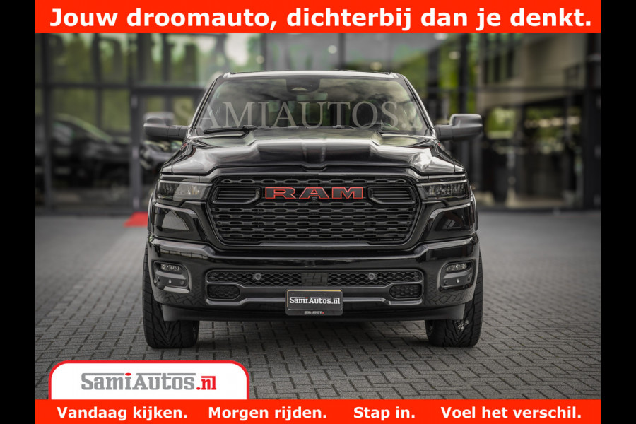 Dodge Ram TradesMan 6 Persoons Uitvoering | 420Pk 636Nm | Pick-Up | Comfortabele Dubbele Cabine met Royale 6 Zitplaatsen | BPM vrij | Nu Leverbaar uit Voorraad | Voorraad Nr 2217- 2911