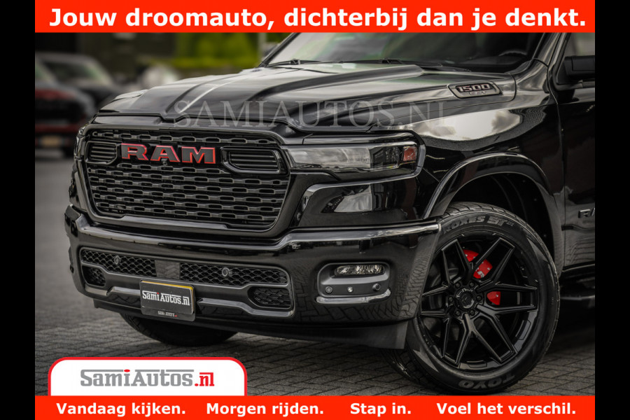 Dodge Ram TradesMan 6 Persoons Uitvoering | 420Pk 636Nm | Pick-Up | Comfortabele Dubbele Cabine met Royale 6 Zitplaatsen | BPM vrij | Nu Leverbaar uit Voorraad | Voorraad Nr 2217- 2911
