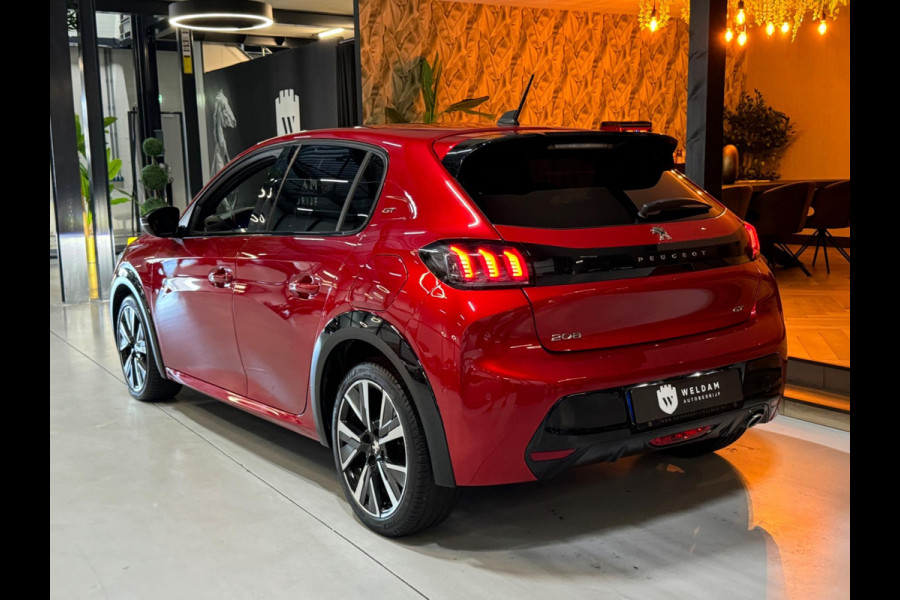Peugeot 208 1.2 PureTech GT Garantie CarPlay 360 Camera Cruise Sfeer Blindspot Lane LED Clima Navi Rijklaar