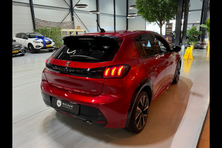 Peugeot 208 1.2 PureTech GT Garantie CarPlay 360 Camera Cruise Sfeer Blindspot Lane LED Clima Navi Rijklaar