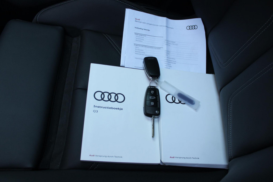 Audi Q3 Sportback 35 TFSI 150PK S-TRONIC 7 S EDITION * NIEUWSTAAT * | S-LINE EXTERIEUR | S-LINE INTERIEUR | AUDI VIRTUAL COCKPIT | PANORAMISCH SCHUIF / KANTELDAK | NAVIGATIE | TWIN LEDEREN BEKLEDING ZWART MET ROTSGRIJS STIKSEL | VOORSTOELEN VERWARMBAAR | ACHTERUITRIJCAMERA | PARKEERSENSOREN VOOR / ACHTER | DODEHOEK DETECTIE |  ALARM SYSTEEM | FULL LED KOPLAMPEN INCLUSIEF LED ACHTERLICHTEN | ZWARTE HEMELBEKLEDING | AUDI SOUND SYSTEM | AMBIENTE VERLICHTING | 18" LICHTMETAAL S-DESIGN | VERLICHTE S-LINE INSTAPLIJSTEN |