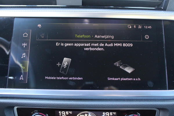 Audi Q3 Sportback 35 TFSI 150PK S-TRONIC 7 S EDITION * NIEUWSTAAT * | S-LINE EXTERIEUR | S-LINE INTERIEUR | AUDI VIRTUAL COCKPIT | PANORAMISCH SCHUIF / KANTELDAK | NAVIGATIE | TWIN LEDEREN BEKLEDING ZWART MET ROTSGRIJS STIKSEL | VOORSTOELEN VERWARMBAAR | ACHTERUITRIJCAMERA | PARKEERSENSOREN VOOR / ACHTER | DODEHOEK DETECTIE |  ALARM SYSTEEM | FULL LED KOPLAMPEN INCLUSIEF LED ACHTERLICHTEN | ZWARTE HEMELBEKLEDING | AUDI SOUND SYSTEM | AMBIENTE VERLICHTING | 18" LICHTMETAAL S-DESIGN | VERLICHTE S-LINE INSTAPLIJSTEN |