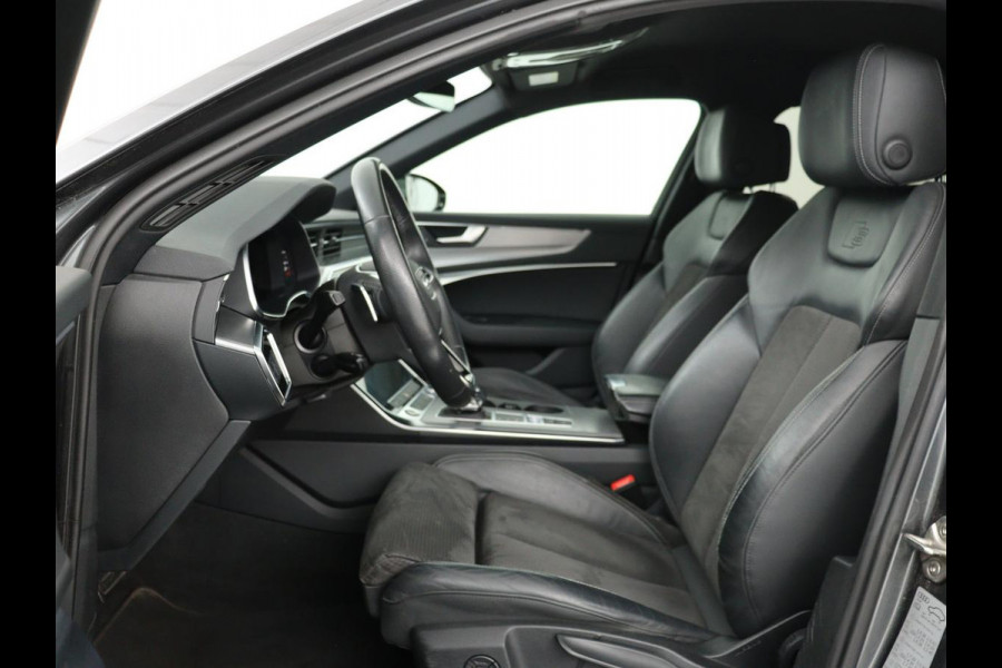 Audi A6 55 TFSIe S Line | 367pk | Trekhaak | Stoel & stuurverwarming | Adaptive cruise | Camera | Matrix LED | Carplay | Sportstoelen | Half leder | Navigatie