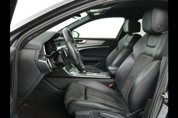 Audi A6 55 TFSIe S Line | 367pk | Trekhaak | Stoel & stuurverwarming | Adaptive cruise | Camera | Matrix LED | Carplay | Sportstoelen | Half leder | Navigatie