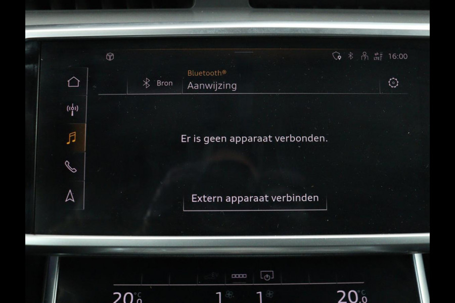 Audi A6 55 TFSIe S Line | 367pk | Trekhaak | Stoel & stuurverwarming | Adaptive cruise | Camera | Matrix LED | Carplay | Sportstoelen | Half leder | Navigatie