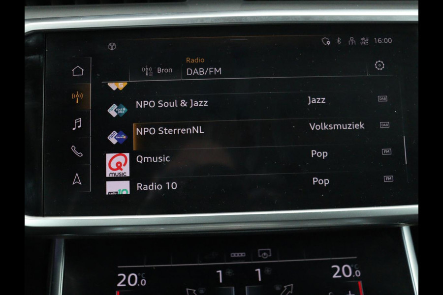 Audi A6 55 TFSIe S Line | 367pk | Trekhaak | Stoel & stuurverwarming | Adaptive cruise | Camera | Matrix LED | Carplay | Sportstoelen | Half leder | Navigatie