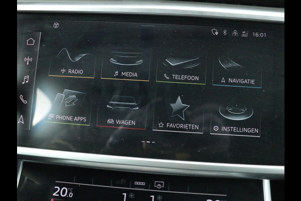 Audi A6 55 TFSIe S Line | 367pk | Trekhaak | Stoel & stuurverwarming | Adaptive cruise | Camera | Matrix LED | Carplay | Sportstoelen | Half leder | Navigatie