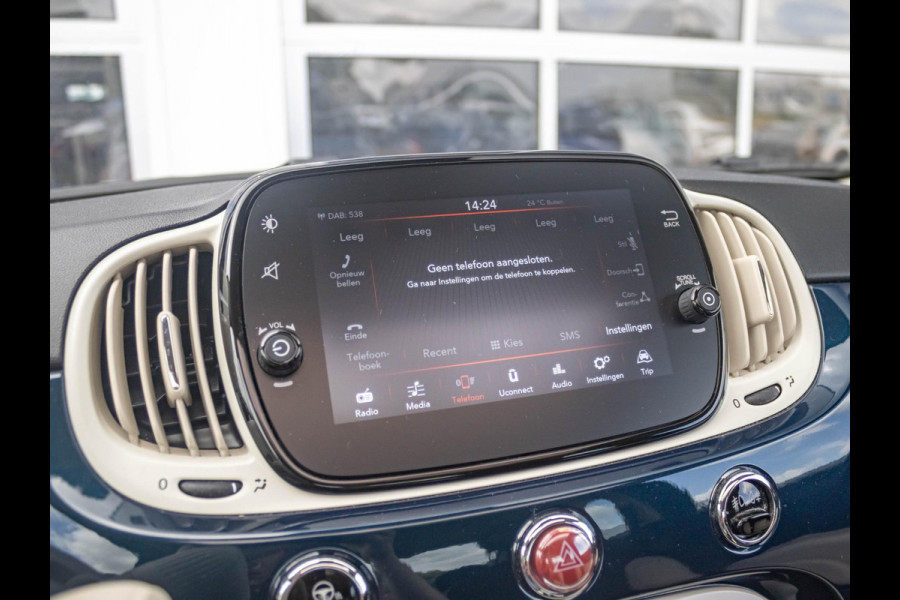 Fiat 500 Hybrid Dolcevita | Airco | Cruise | Schuif/Kanteldak | PDC | 16" | Apple Carplay